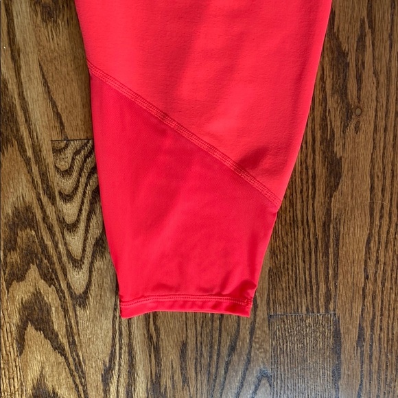Bright orange-red Gap leggings, size XL. Excellent condition, no rips or stains. - Picture 6 of 12